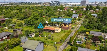 Działka rod z domkiem holenderskim | gdańsk stogi