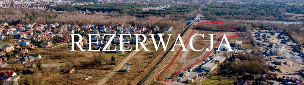 Działka inwestycyjna z bocznicą kolejową ostrołęka