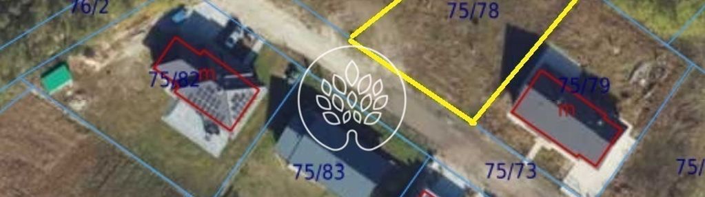 Strzelce górne. działka budowlana 836m2.