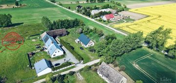 Dom z dużą działką 4586 m² – okolice lęborka
