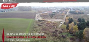 Działka z własnym stawem pod bliźniaki – banino!