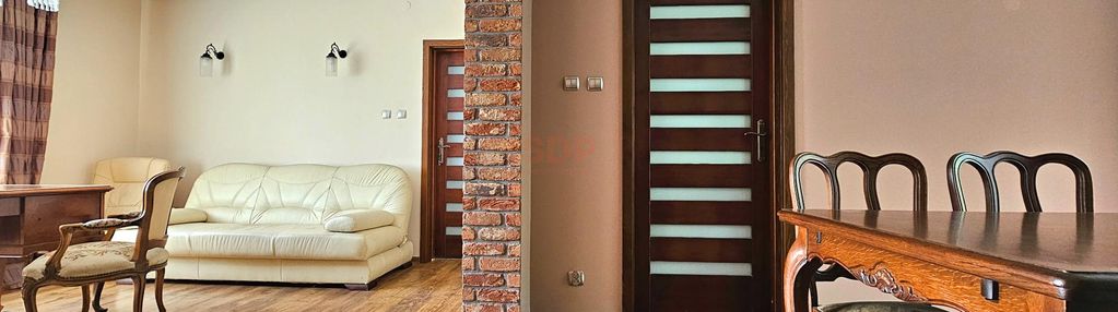 Centrum brodnicy i garaż i taras i ogród