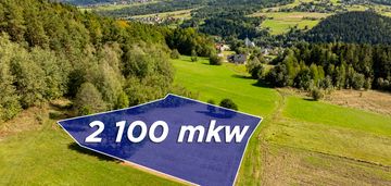 Działka 2100m²,wydana wz, stara wieś