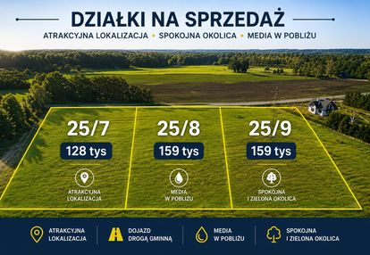 Działki budowlane młynowo k. mrągowa – media, asfalt