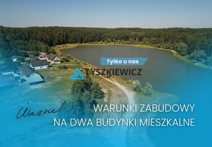 Działki budowlane nad jeziorem.