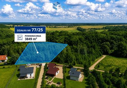Działka budowlana 38,5 ar w durągu z mpzp