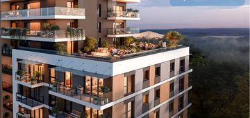 Przestronny apartament 105,2 m²|4 pokoje|2 tarasy