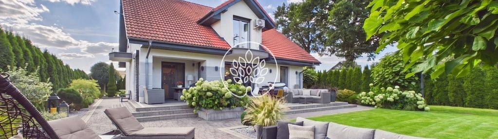 Dom wolnostojący w osielsku, piękny ogród