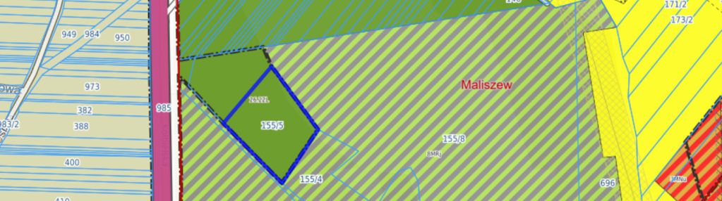 Działka leśna 5200 m² – maliszew