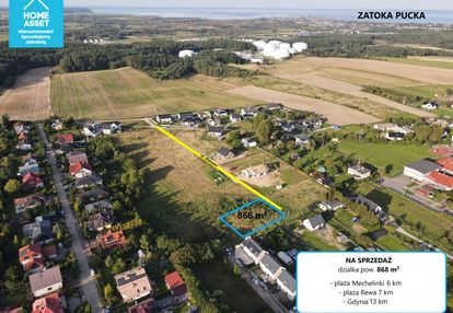 Blisko morza • budowlana • 886 m² • ładna okolica