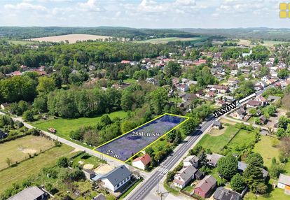 Urokliwa działka budowlana w poniku