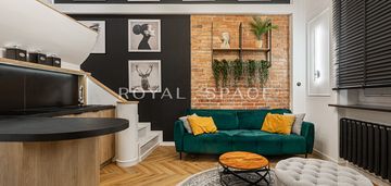 Loftowy apartament w sercu warszawy