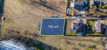 Działka budowlana żarki 790m2