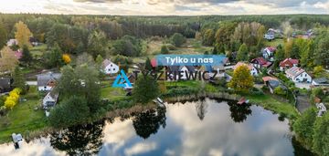 2 domy z linią brzegową jeziora i opcją wynajmu!
