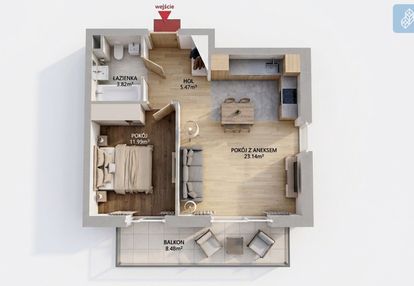 ⭐ doświetlone-2 strony | garaż 25k balkon 8,5m⭐0%