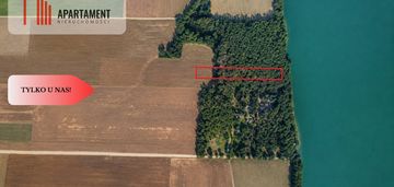 Działka z linią brzegową jeziora, wydane wz