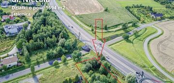 Działka obok dwupasmówki e75
