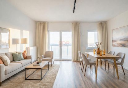 Apartament na browarach wrocławskich z tarasem i widokiem na rzekę