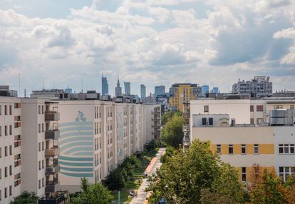 Mieszkanie z widokiem na panoramę centrum warszawy