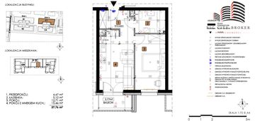 Czechów / mieszkanie 37m2 / dwa pokoje / nowe