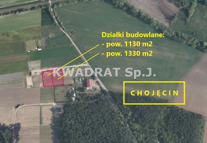Działka budowlana - chojęcin szum pow. 1130 m2