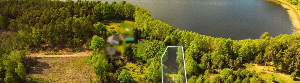 Działka pod dom w okolicy choszczna, jezioro i las