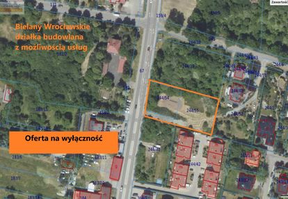 Bielany wrocławskie działka budowlana
