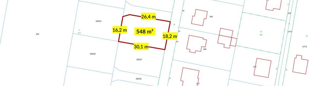 Działka budowlana strzebiń 548m2 woda kanalizacja