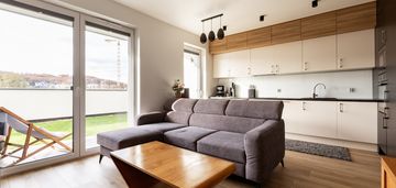 Nowość -mieszkanie  z tarasem i ogródkiem + balkon