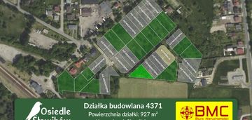 Działka budowlana koszęcin ul. słowików 927m2