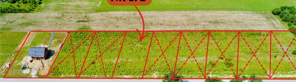 Działka budowlana -lesiew