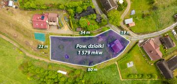 Działka budowlana z pięknym widokiem – łętownia