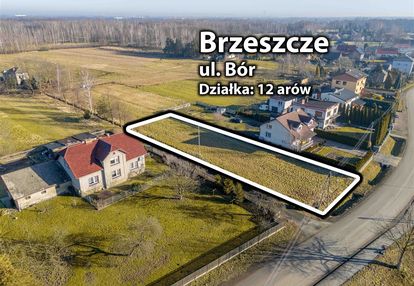 Dwie działki budowlane w brzeszczach! ul. bór!