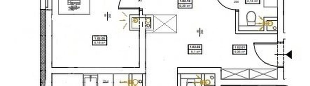 Apartament w stanie deweloperskim z wizualizacją