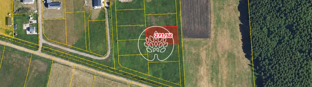 Działka budowlana 1171 m² – kruszyn krajeński
