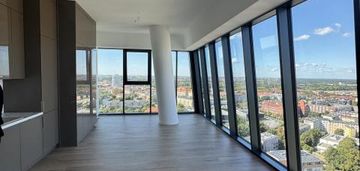 85m2 apartament 21 piętro, miejsce post. hanza tower