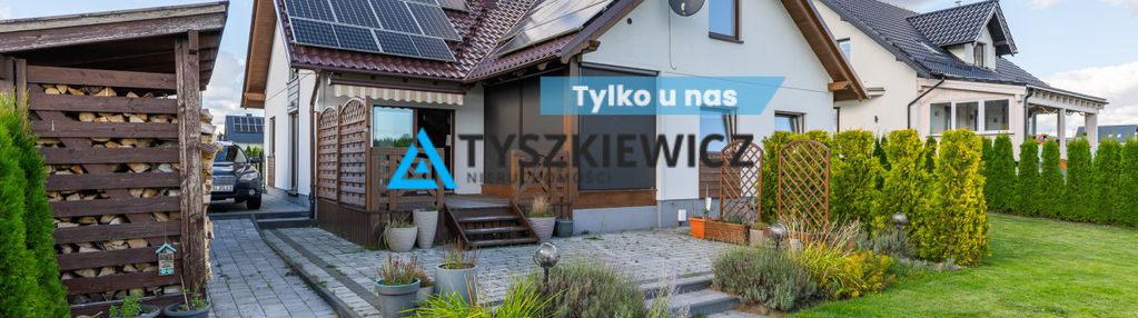 Piękny dom z własną linią brzegową