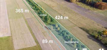 Działka z warunkami zabudowy, 20 km od kielc