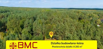 Działka budowlano leśna kamińsko 8283m2