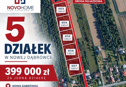 Na sprzedaż - nowa dąbrówka, gm. kotuń, 3283 m²