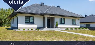 Nowoczesny | parterowy | kominek | p.ciepła | foto