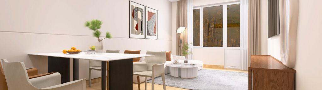 Mieszkanie 3 pokoje blisko metro ; piękne widoki