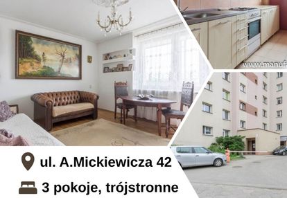 *3 pokoje*mickiewicza*blisko uczelni * przy parku*