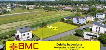 Działka budowlana koszęcin, ul. opiełki 1384m2
