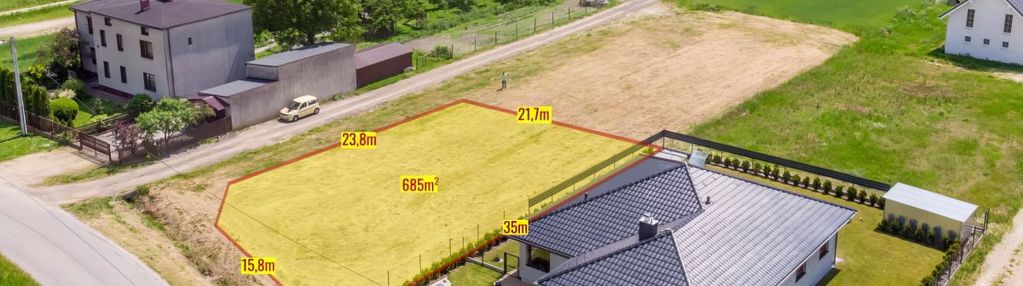Działka budowlana 685m2 - koszęcin ulica dąbrówki