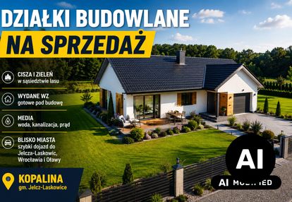 Działki budowlane|jelcz laskowice|media|droga
