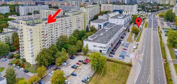 2 pokoje przy metrze służew | 10. piętro