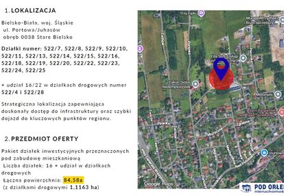 Bielsko - stare bielsko działki inwestycyjne