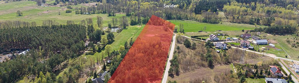 Działka nad świdrem z pnb 15 domów jednorodzinnych