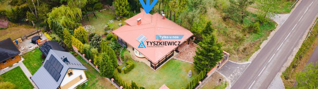 Dom w otoczeniu kaszubskiej przyrody